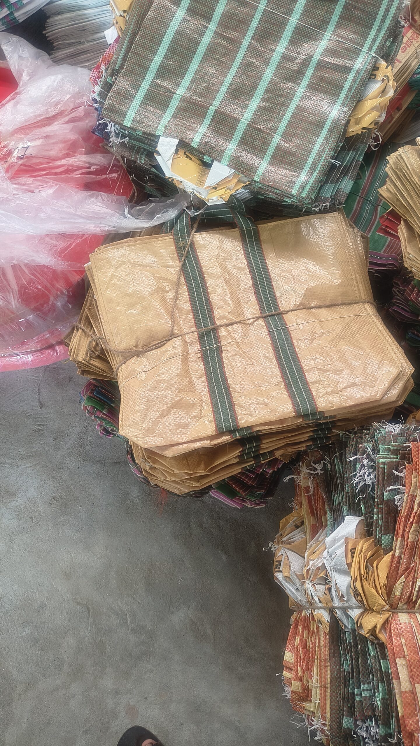 বাজার করা জড়ি ফিতা ব্যাগ পাইকারী - Shopping Bag - Image 5