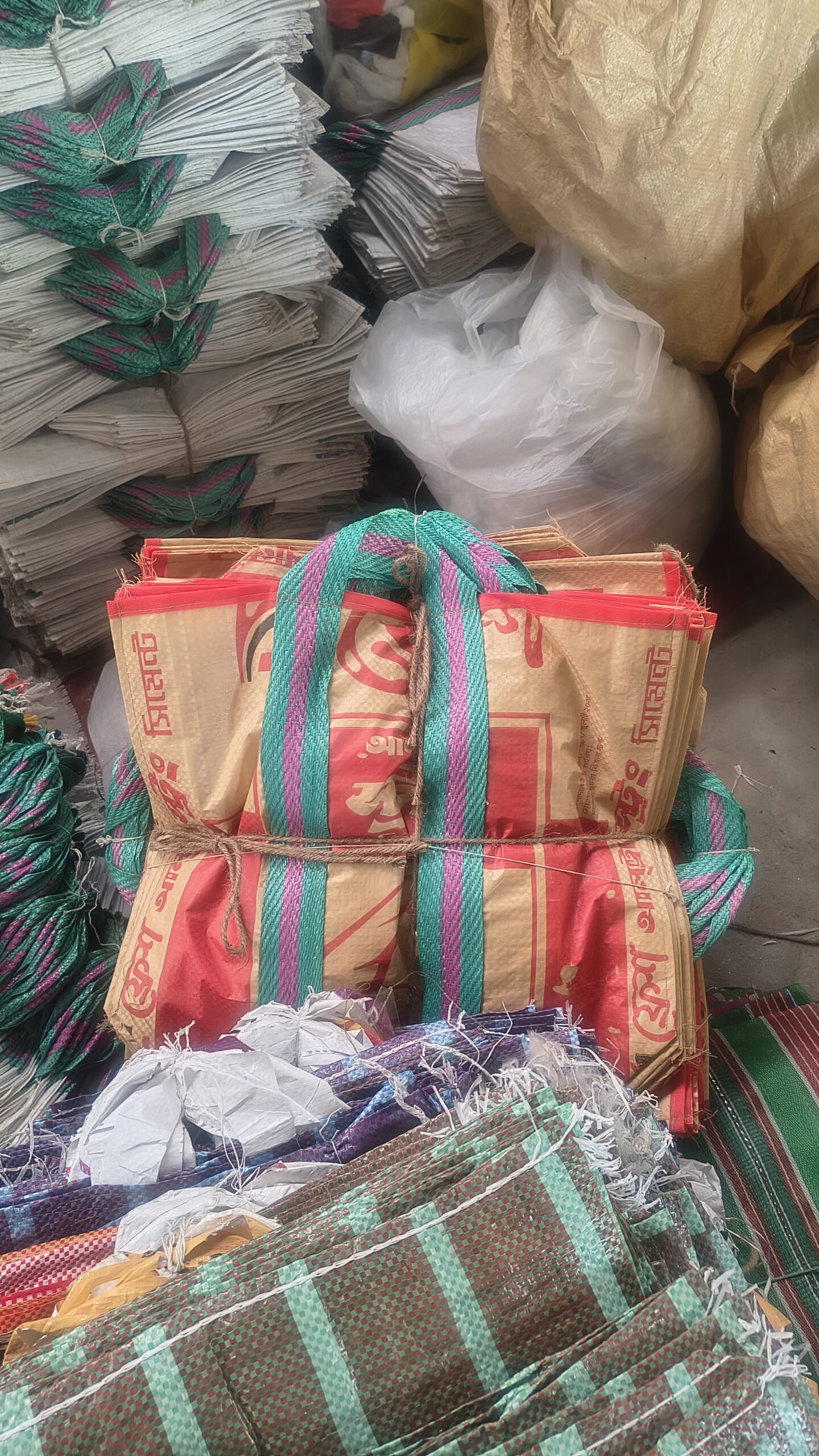 বাজার করা জড়ি ফিতা ব্যাগ পাইকারী - Shopping Bag - Image 3